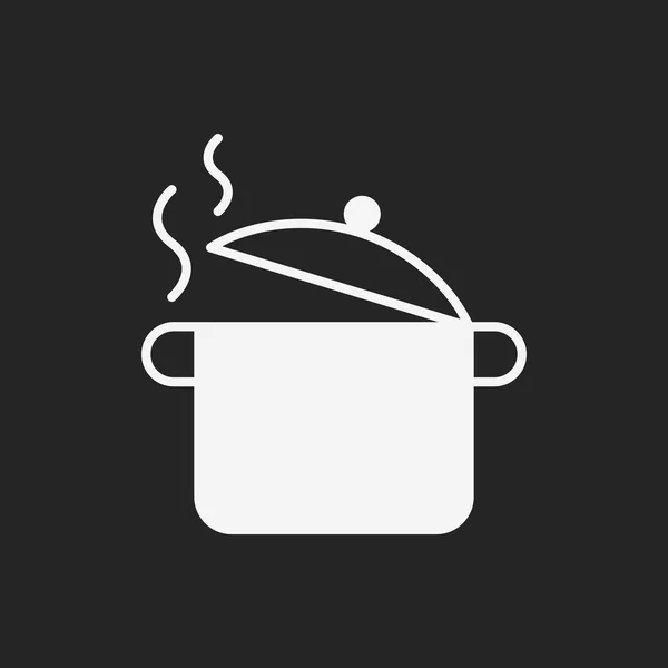 Icono de olla — Vector de stock