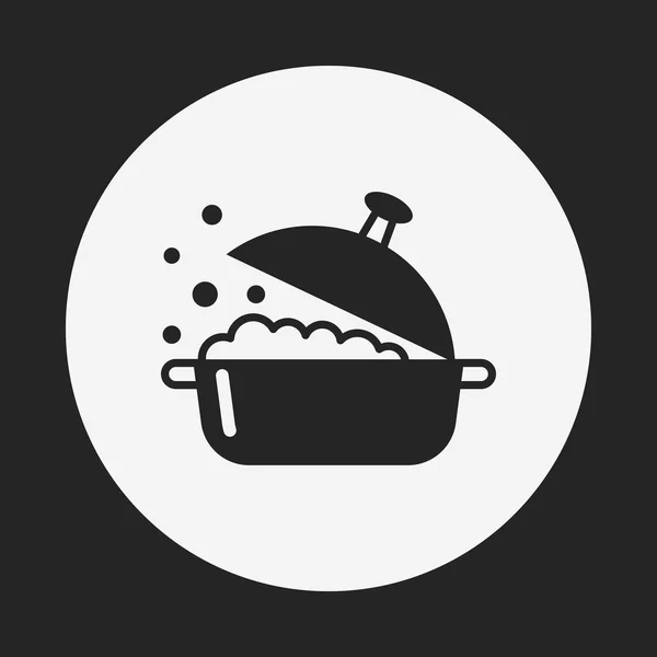 Icono de olla — Vector de stock