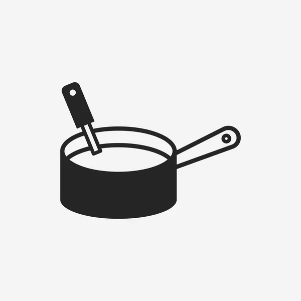 Icono de olla — Vector de stock