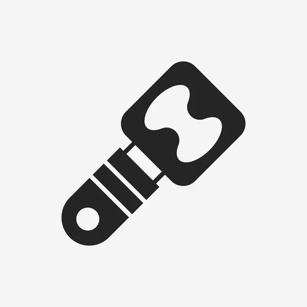 Fles opener pictogram — Stockvector