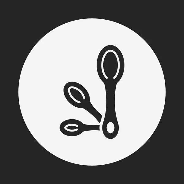 Icono de cuchara — Vector de stock
