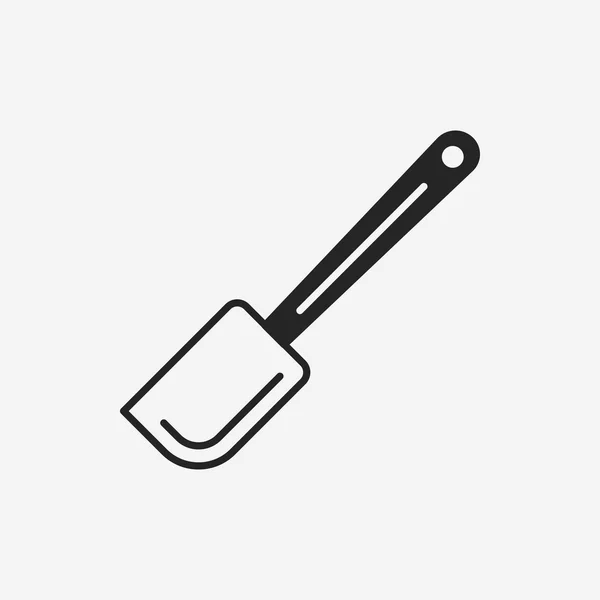 Špachtle ikona — Stockový vektor