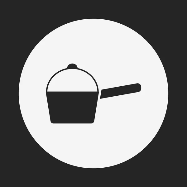 Icono de olla — Vector de stock