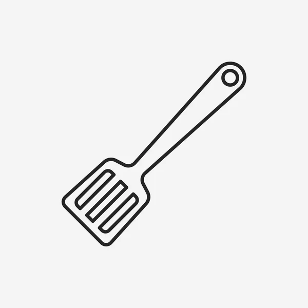 Spatula line icon — Stock Vector