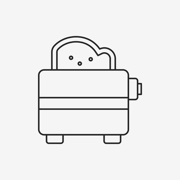 Symbolleiste Toaster — Stockvektor