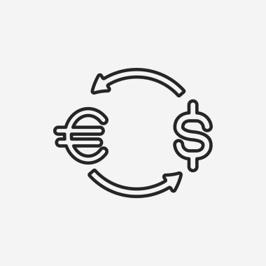 para değiş tokuşu simgesi