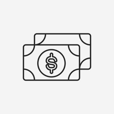 Para çizgisi simgesi