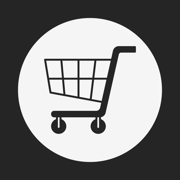 Icono del carrito de compras — Vector de stock