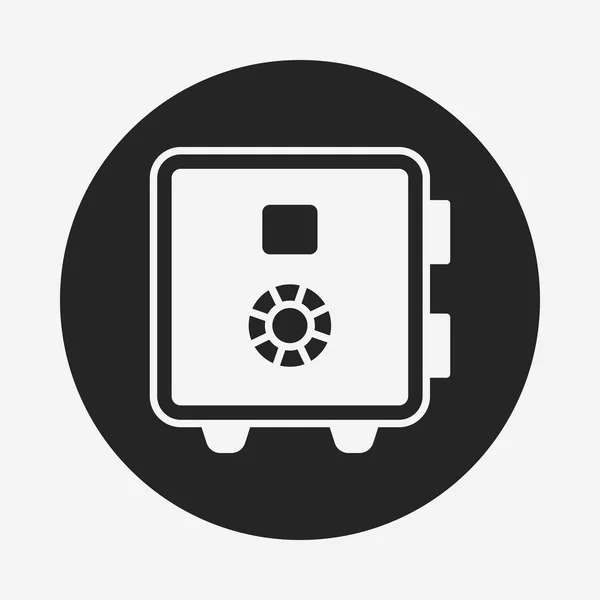 Caja de seguridad icono — Vector de stock