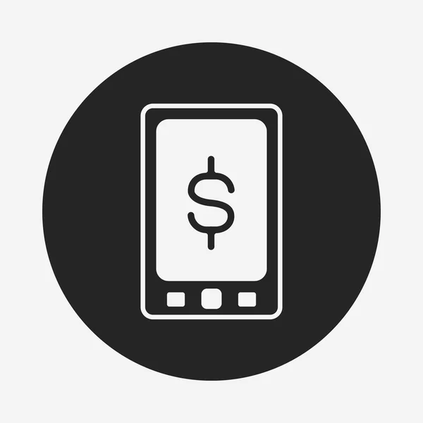 Phone shopping icon — Stock Vector