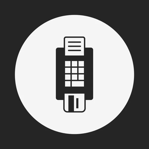 Credit card machine icon — Stock Vector