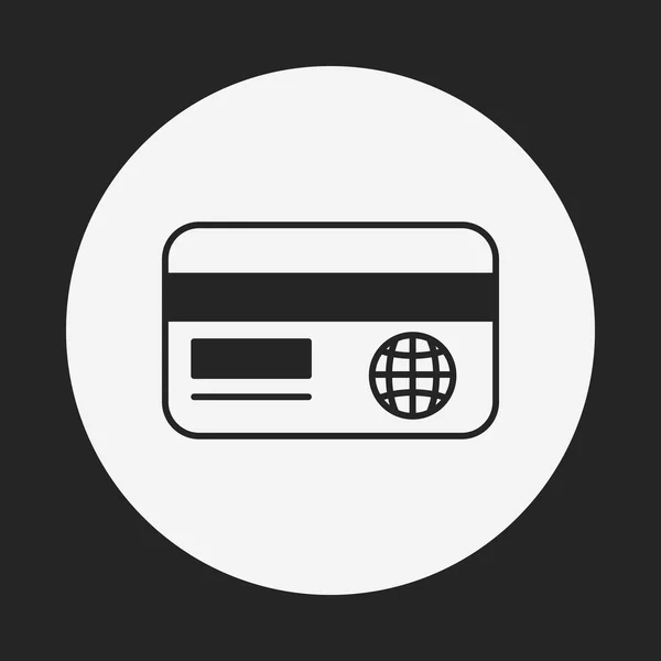 Icona della carta di credito — Vettoriale Stock
