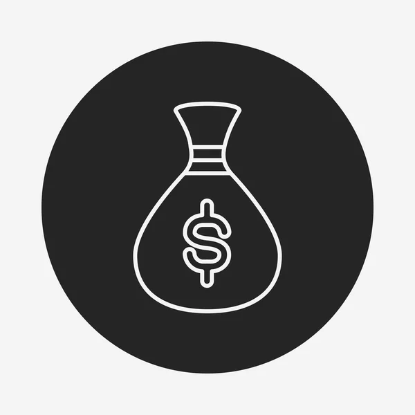 Money line icon — Stock Vector