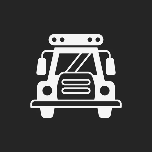 Ikona autobusu szkolnego — Wektor stockowy