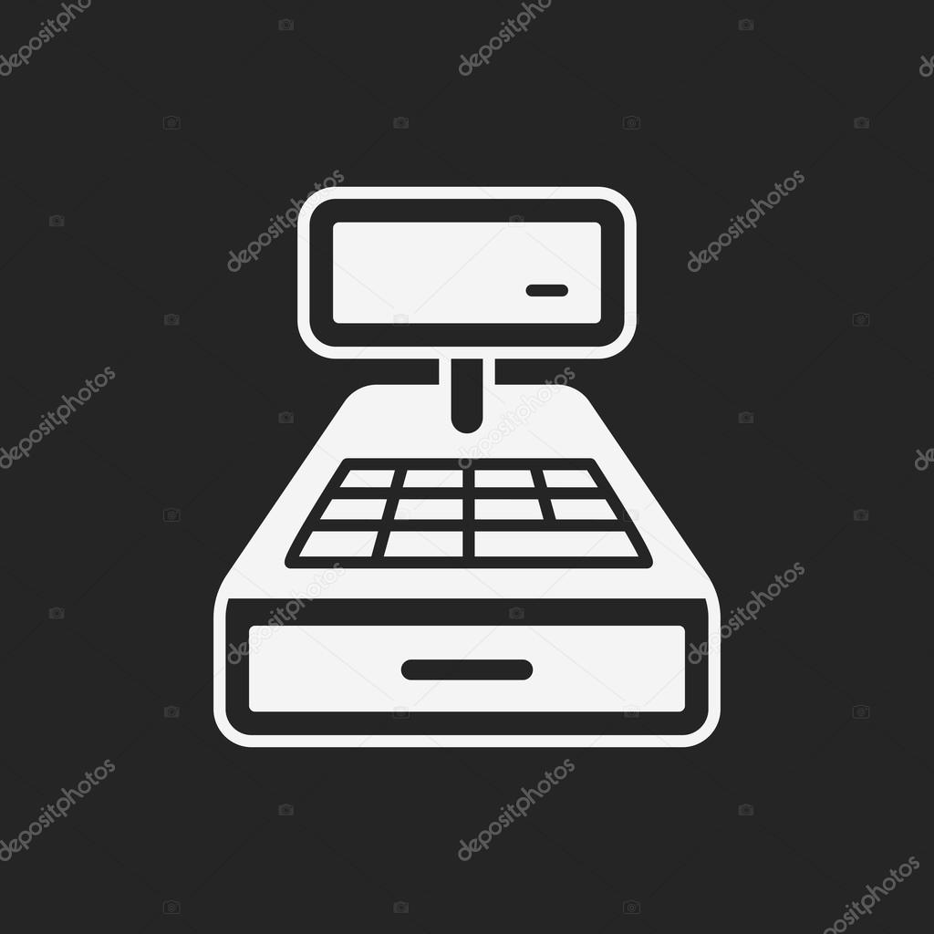 Cash register icon Stock Vector Image by ©vectorchef 73754453