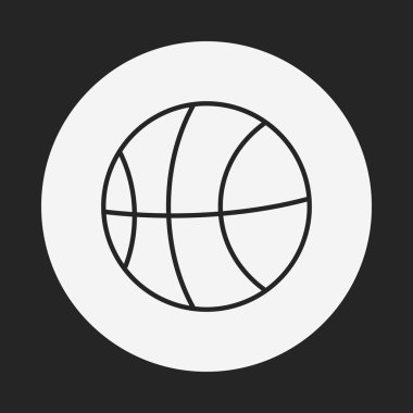 Basketbol satırı simgesi