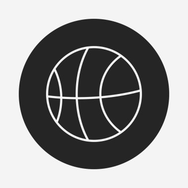 Basketbol satırı simgesi