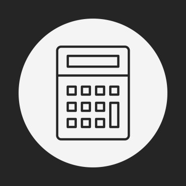 Hesap makinesi satır simgesi