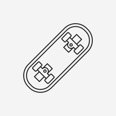 kaykay satırı simgesi