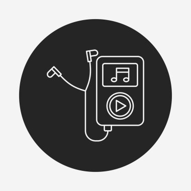 müzik çalar satır simgesi