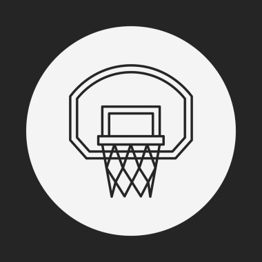 Basketbol satırı simgesi