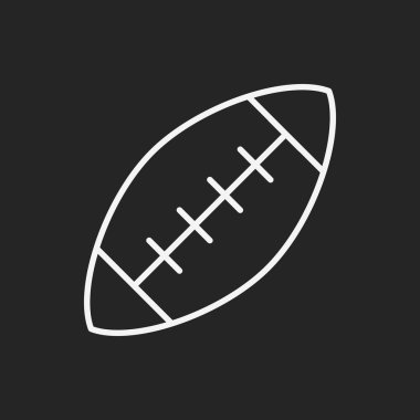 Amerikan futbolu satırı simgesi