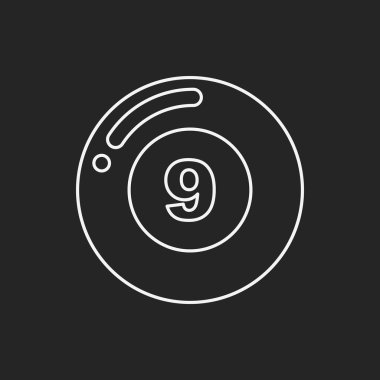 Bilardo satırı simgesi