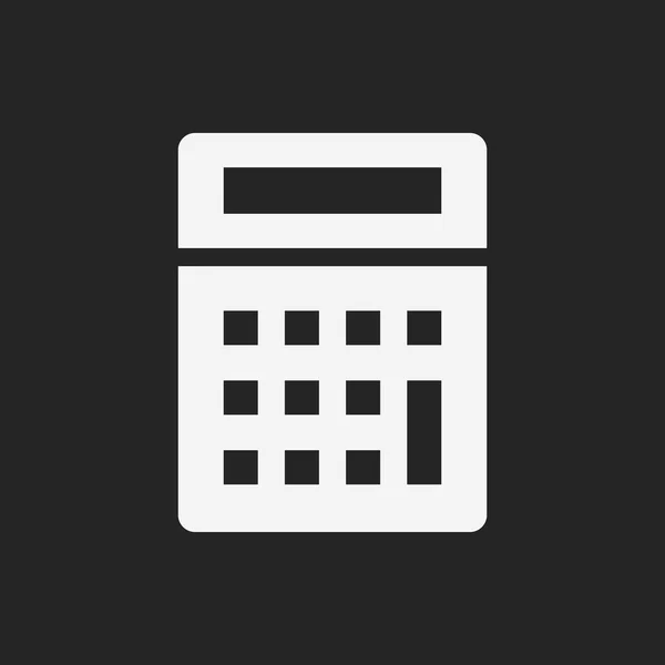 Calculatorpictogram — Stockvector