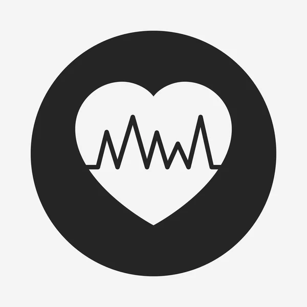 Ikona EKG — Wektor stockowy