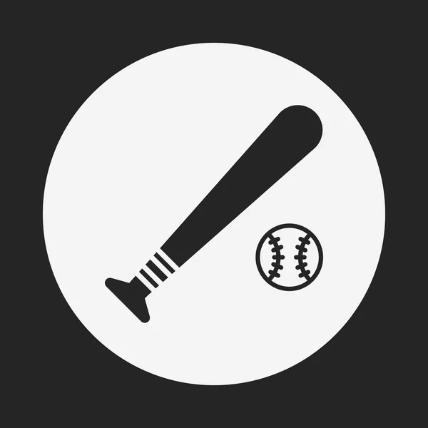 Baseball icon — Stock Vector