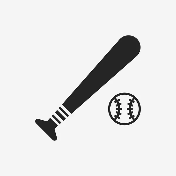 Ikona baseballu — Stockový vektor