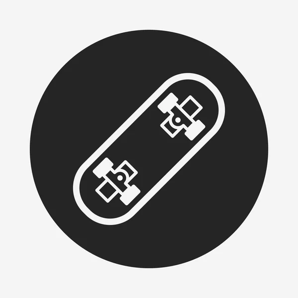 Skateboard ikon — Stock vektor