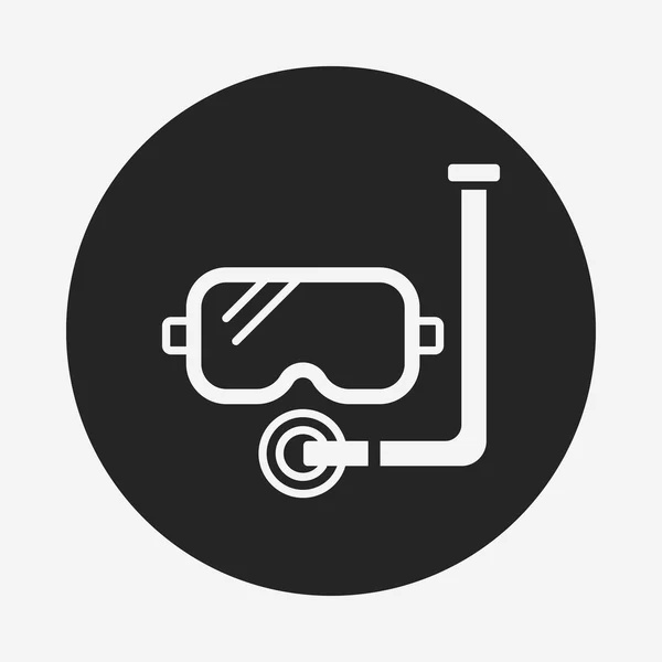 Goggles icon — Stock Vector