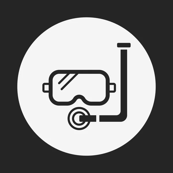 Goggles icon — Stock Vector