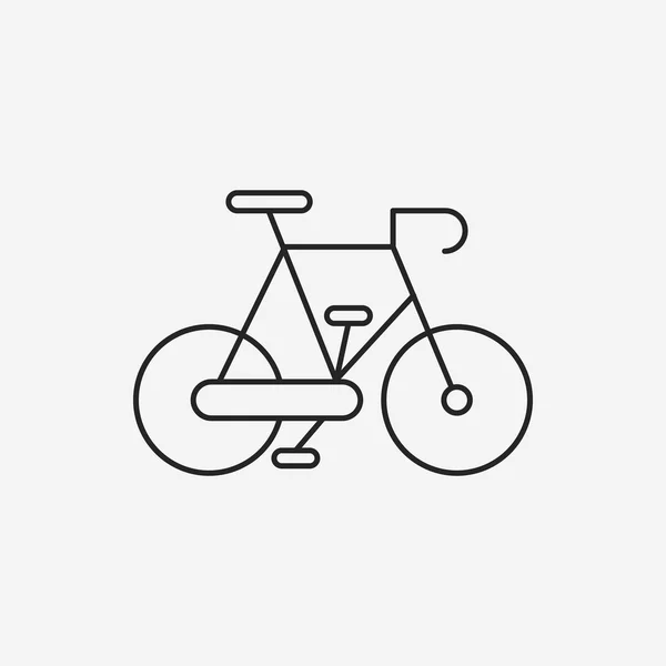 Ikonę linia rowerów — Wektor stockowy