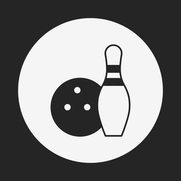 Bowlingikone — Stockvektor