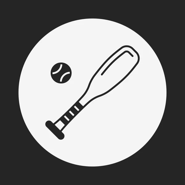 Ikona baseball — Wektor stockowy