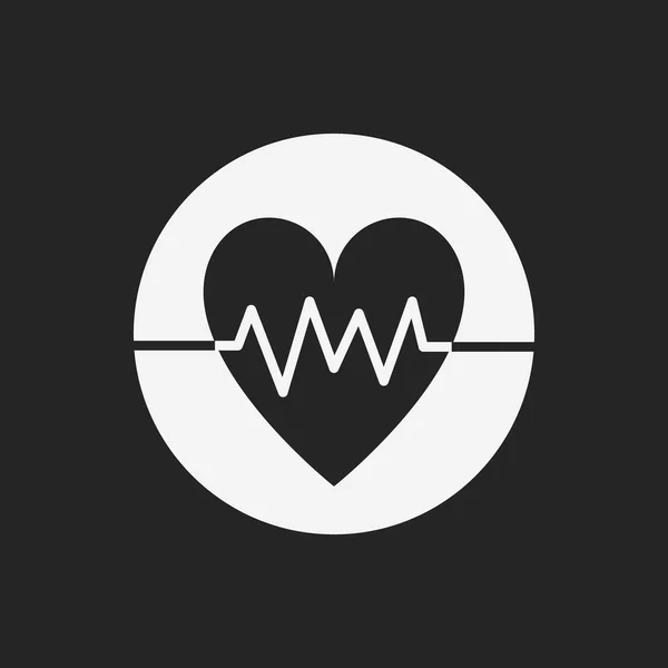 Icône ECG — Image vectorielle