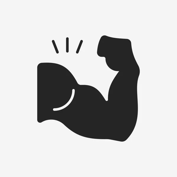 Icono muscular — Vector de stock