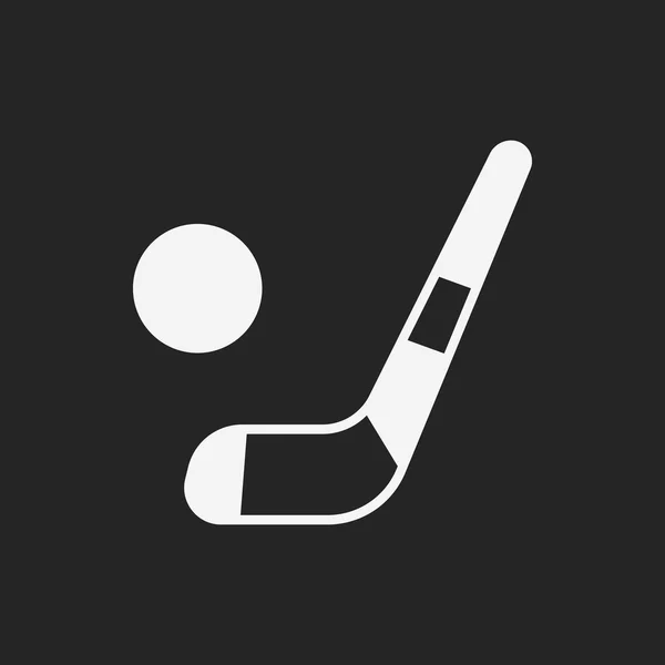 Icône de hockey sur glace — Image vectorielle