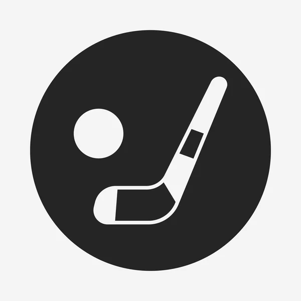 Icône de hockey sur glace — Image vectorielle