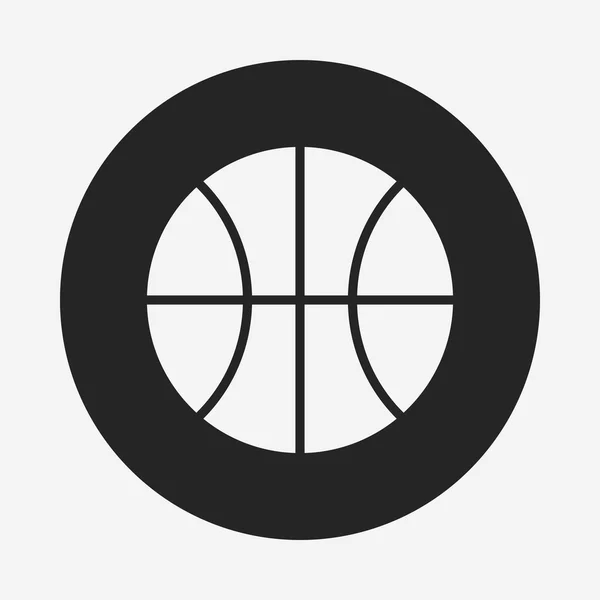 Icono de baloncesto — Vector de stock