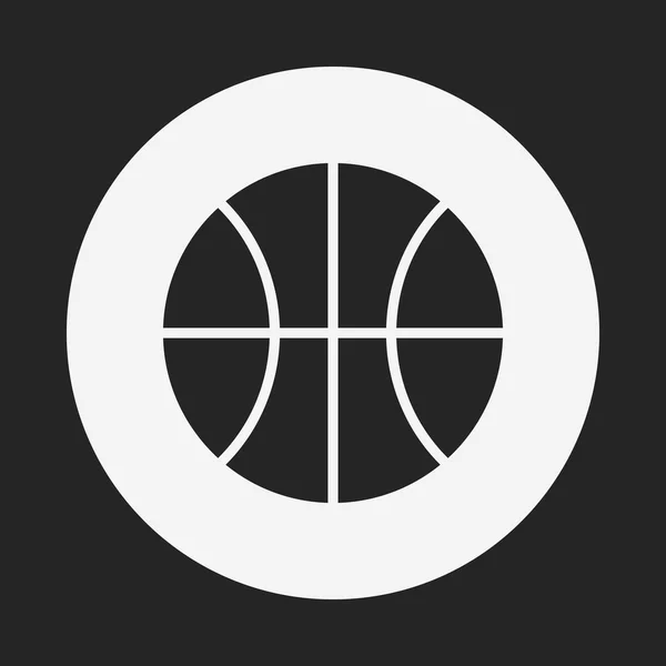 Icona del basket — Vettoriale Stock