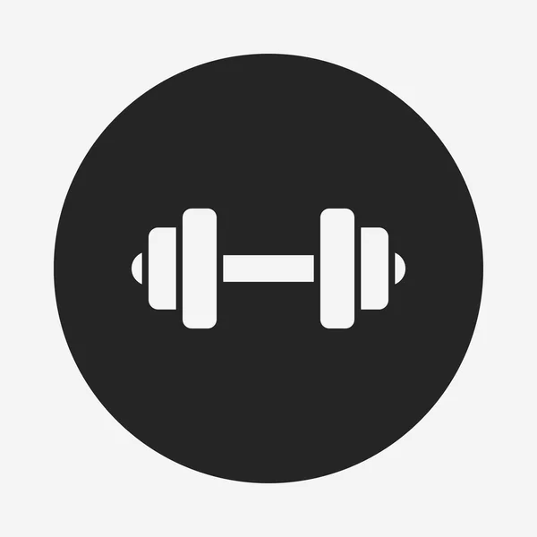 Dumbbell icon — Stock Vector