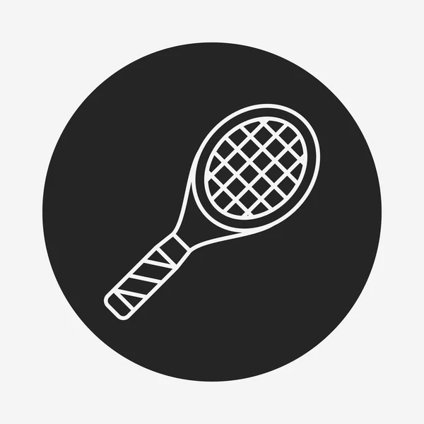 Badminton-Ikone — Stockvektor