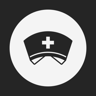 Hemşire şapka simgesi