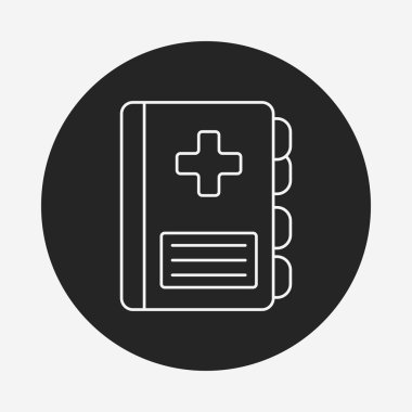 Sağlık dosyası satırı simgesi