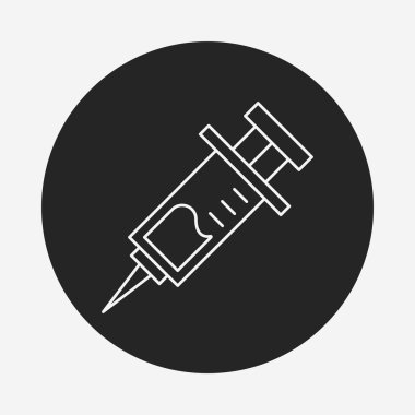 Şırınga satırı simgesi