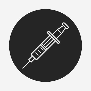 Şırınga satırı simgesi