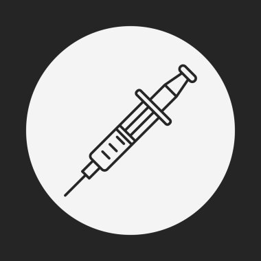 Şırınga satırı simgesi